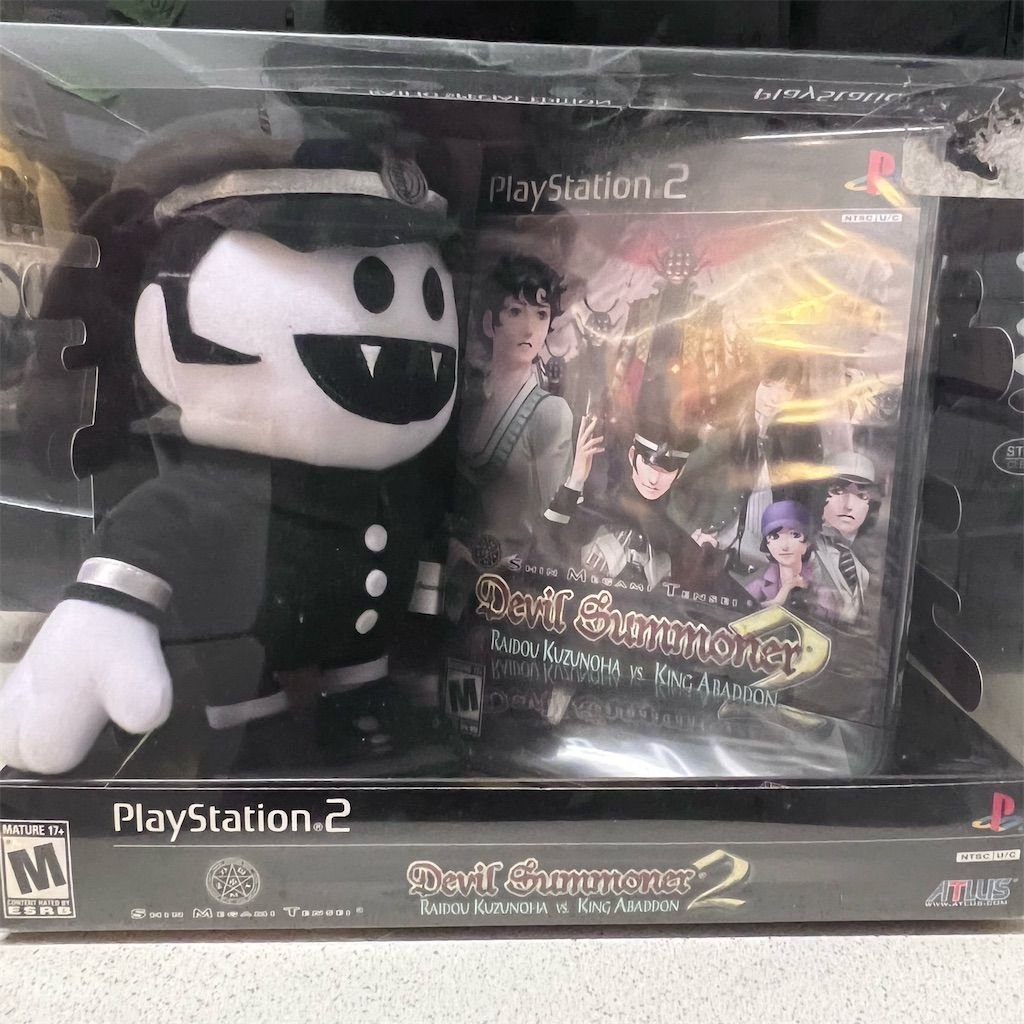 Shin Megami Tensei: Devil Summoner 2 Special Edition Box Set PS2 Game Plushie