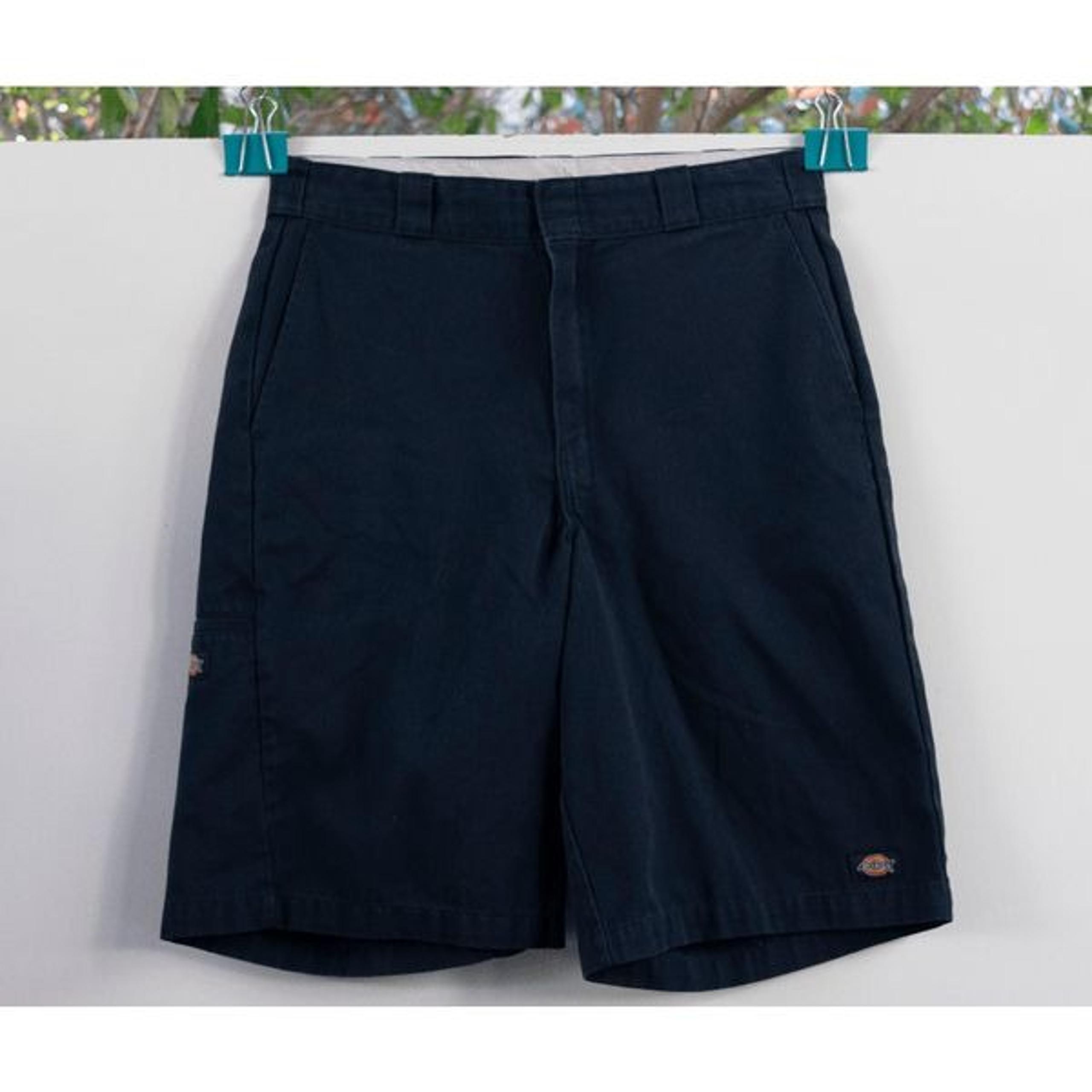 Dickies 13" Inseam Navy Blue Work Uniform Shorts Size 34