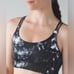 Lululemon Sunshine Salutation Bra Dusk Dye White Black / Black / White Size 6