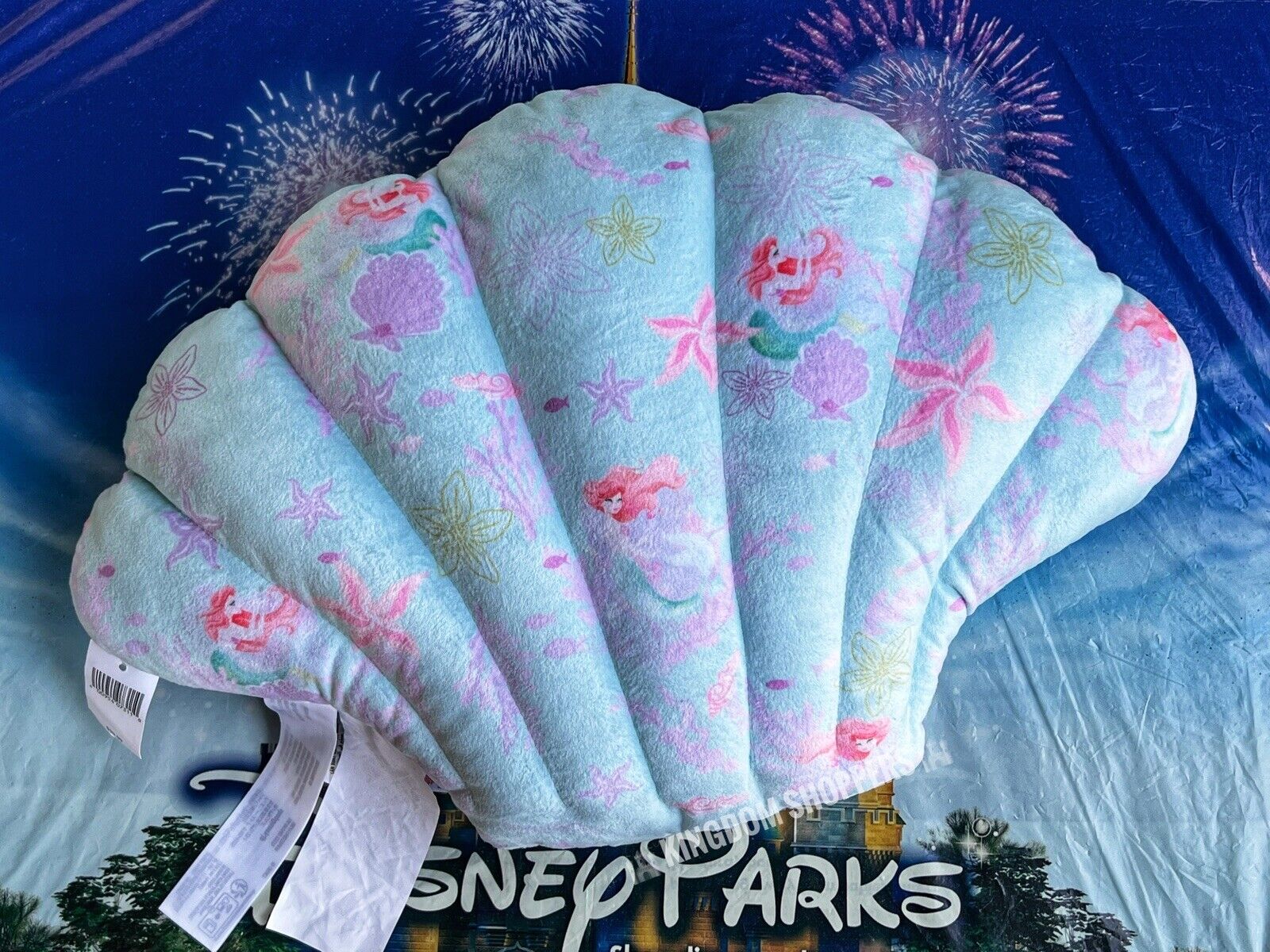 2023 Disney Parks Princess The Little Mermaid Decorative Throw Pillow Shell New