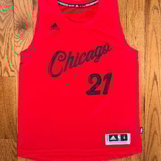 Jimmy Butler Chicago Bulls 2016 Christmas Day Adidas Swingman Jersey Size Medium