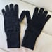 NEW DOLCE & GABBANA Gloves Wool Gray #DGLovesLondon Embroidered Mittens 400