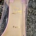 Christian Louboutin Degrastrass Crystal Pink Bridal Wedding Flat Pre-owned