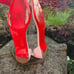 Christian Louboutin Degrastrass Crystal Pink Bridal Wedding Flat Pre-owned
