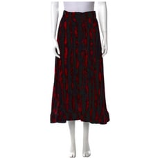 Raquel Diniz Velvet Printed Mini Skirt M