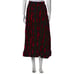 Raquel Diniz Velvet Printed Mini Skirt M