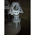 2 Nautical White Blue Metal Candle Holders - Anchor 6 ×5\