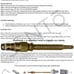SENTO Bathtub and Shower 3 Handle Tub Trim Set For Central Brass Faucets Bathtub