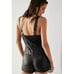 New Free People Pleasant Surprise Vegan Romper 168 SIZE 4 Black