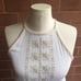House of Harlow White Gold Thread Halter