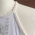 House of Harlow White Gold Thread Halter