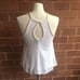 House of Harlow White Gold Thread Halter
