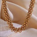 14K Gold Womens Chain Link Choker Necklace 14 Karat Silver 16 18 Jewelry NEW
