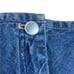 Y2K Vintage denim Maxi Skirt no waist band out of the blue 8 petite