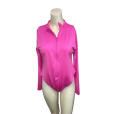 SKIMS SWIM SIZE 2X ZIP UP FRONT LONG SLEEVE ONE PIECE TAFFY Limited edition NWT