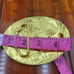 Longhorn horseshoe Western heavy Oval Buckle LARGE SIZE GOLD SILVER Red border