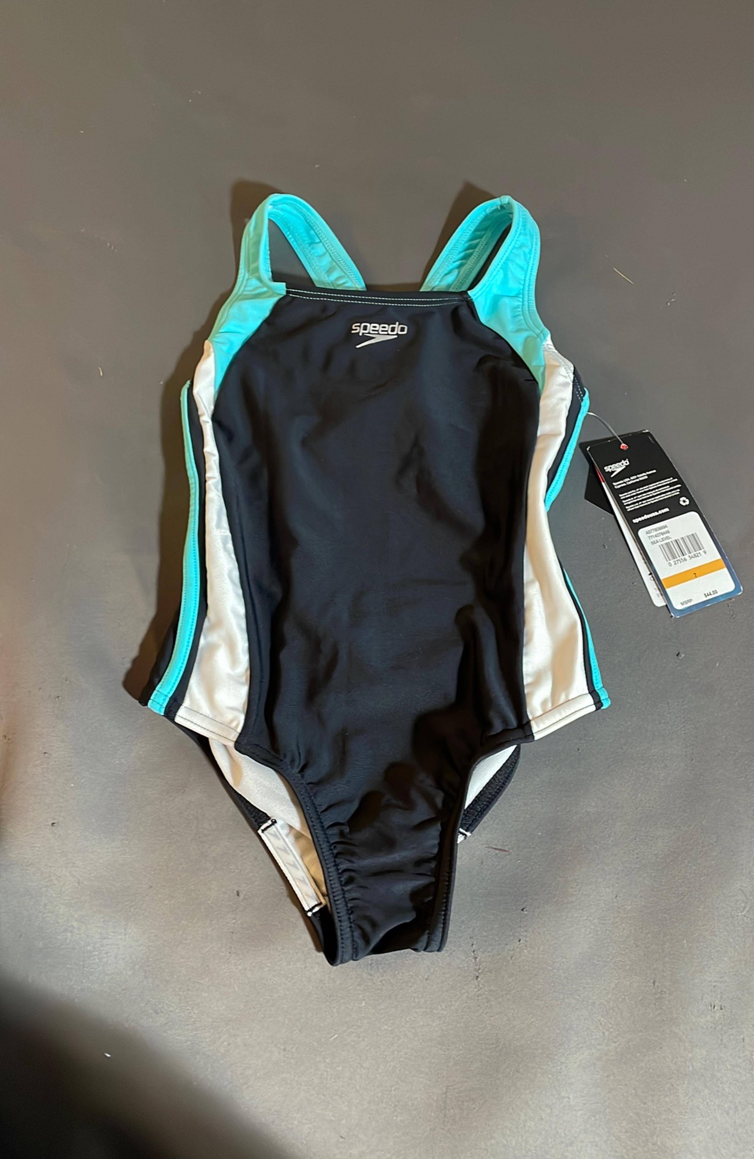 Speedo Girls' Swimsuit One Piece Infinity Splice Thick Strap