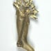 Vintage Signed Weiss Christmas Stocking Brooch