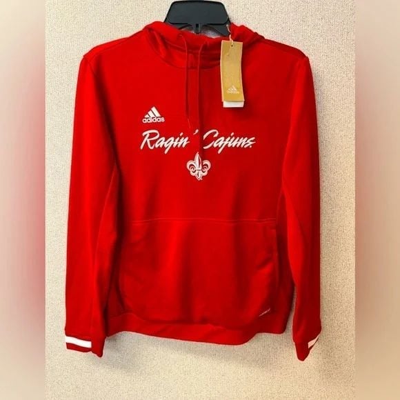 Louisiana-Lafayette Ragin' Cajuns Red Pullover Women's Size Small Hoodie NWT