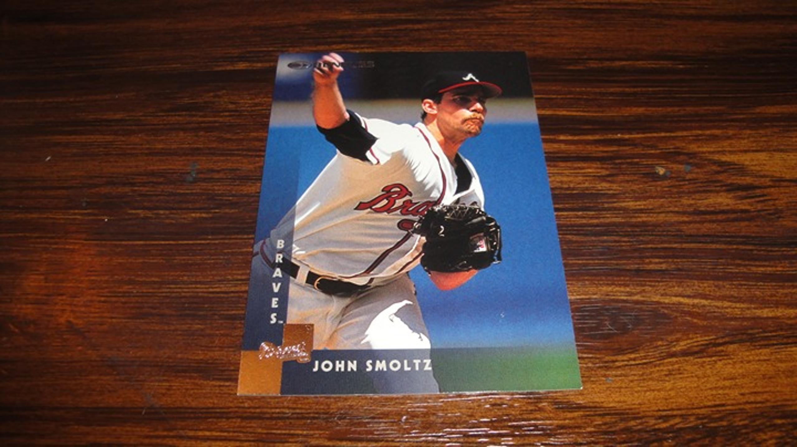 Vintage 1997 Donruss Baseball Trading Card John Smoltz #104 Atlanta Braves HOF
