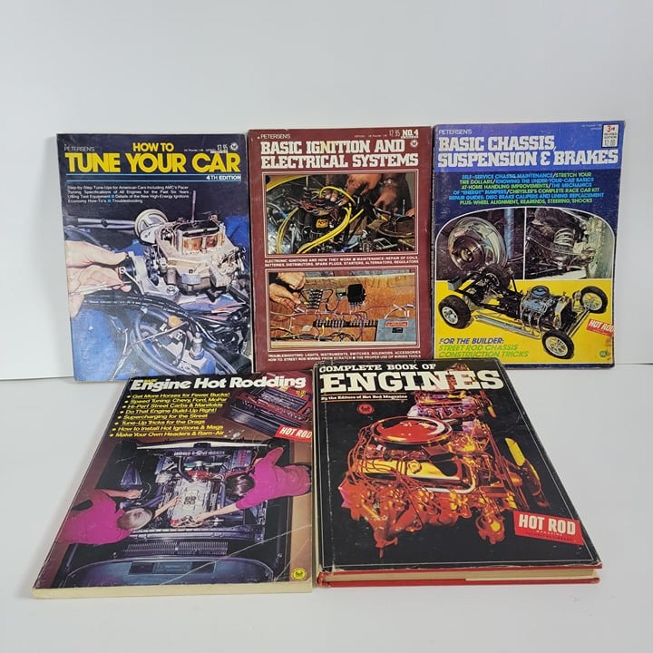 Peterson & Hot Rod Engine Books Lot of 5