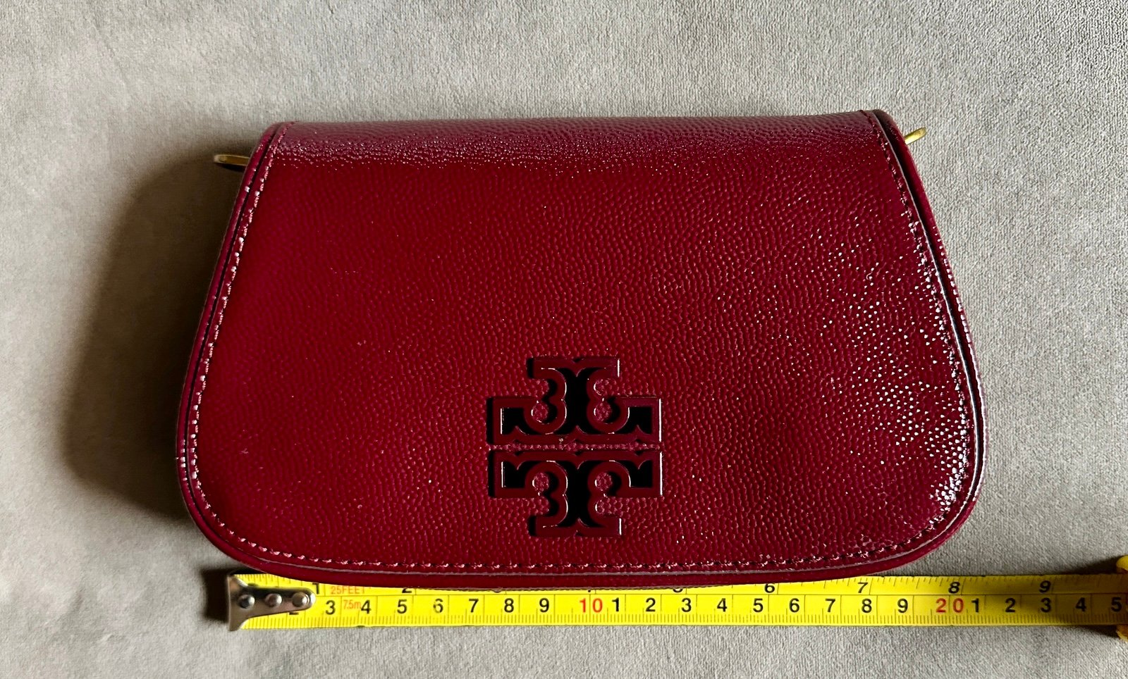 Like New - Tory Burch Crossbody/Clutch- Wine Red