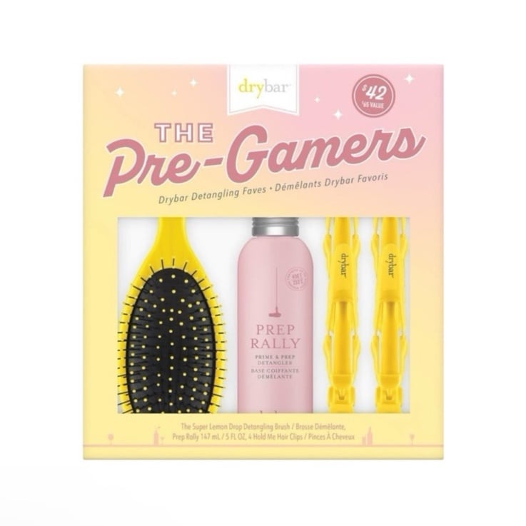 Drybar Pre-Gamers Prep Rally Prime & Prep Detangler Set