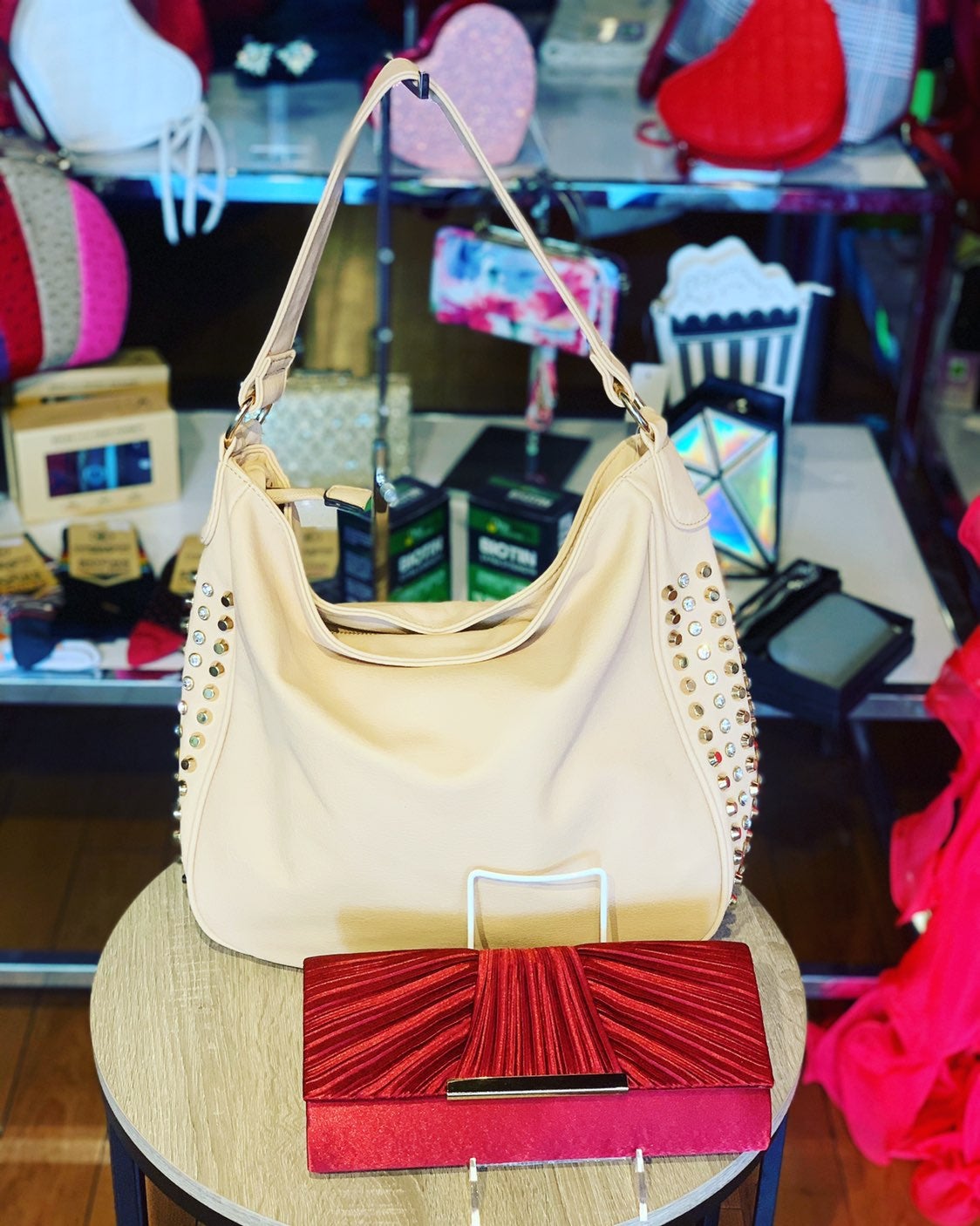 Tan hobo shoulder bag