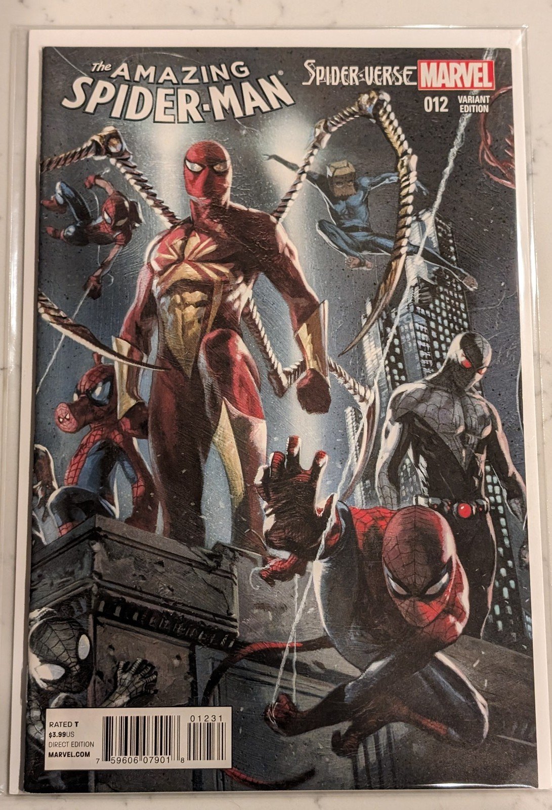 Amazing Spider-Man #12 (2015) Gabriele Dell'Otto 1:25 Variant Cover - NM