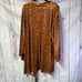 Savage X Fenty Floral Robe in Mustard and Blue NWOT