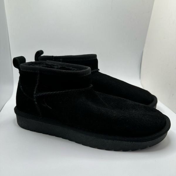 CUSHIONAIRE Women's pull on boot 9 BLACK