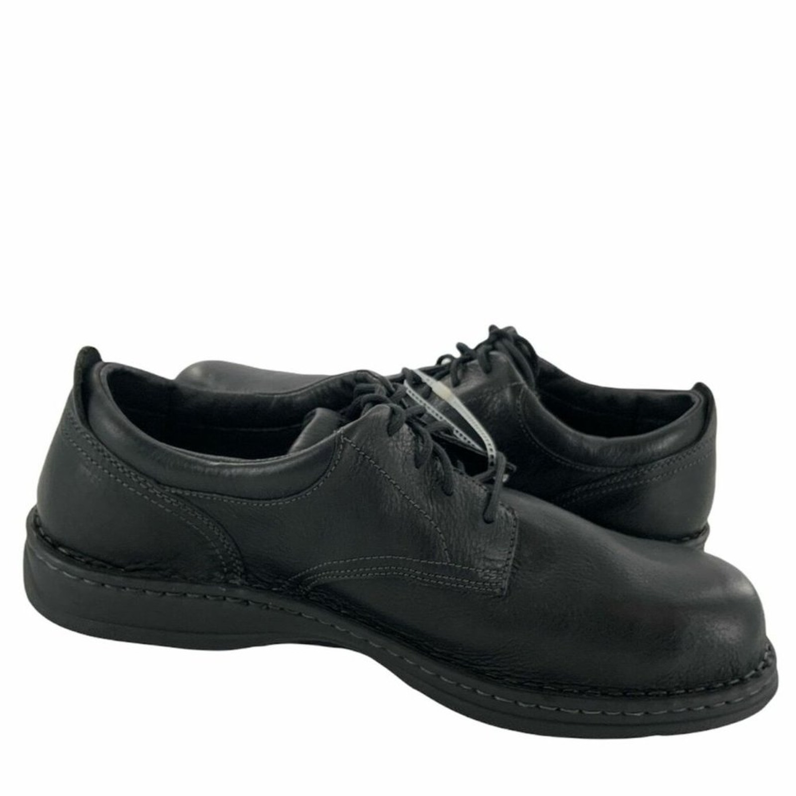 Carolina Men's Black Oil And Slip Resistant Hard Toe Leather Work Shoes Size 14