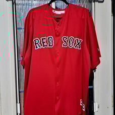 Majestic vibrant Red Sox jersey. Size 2X-large.