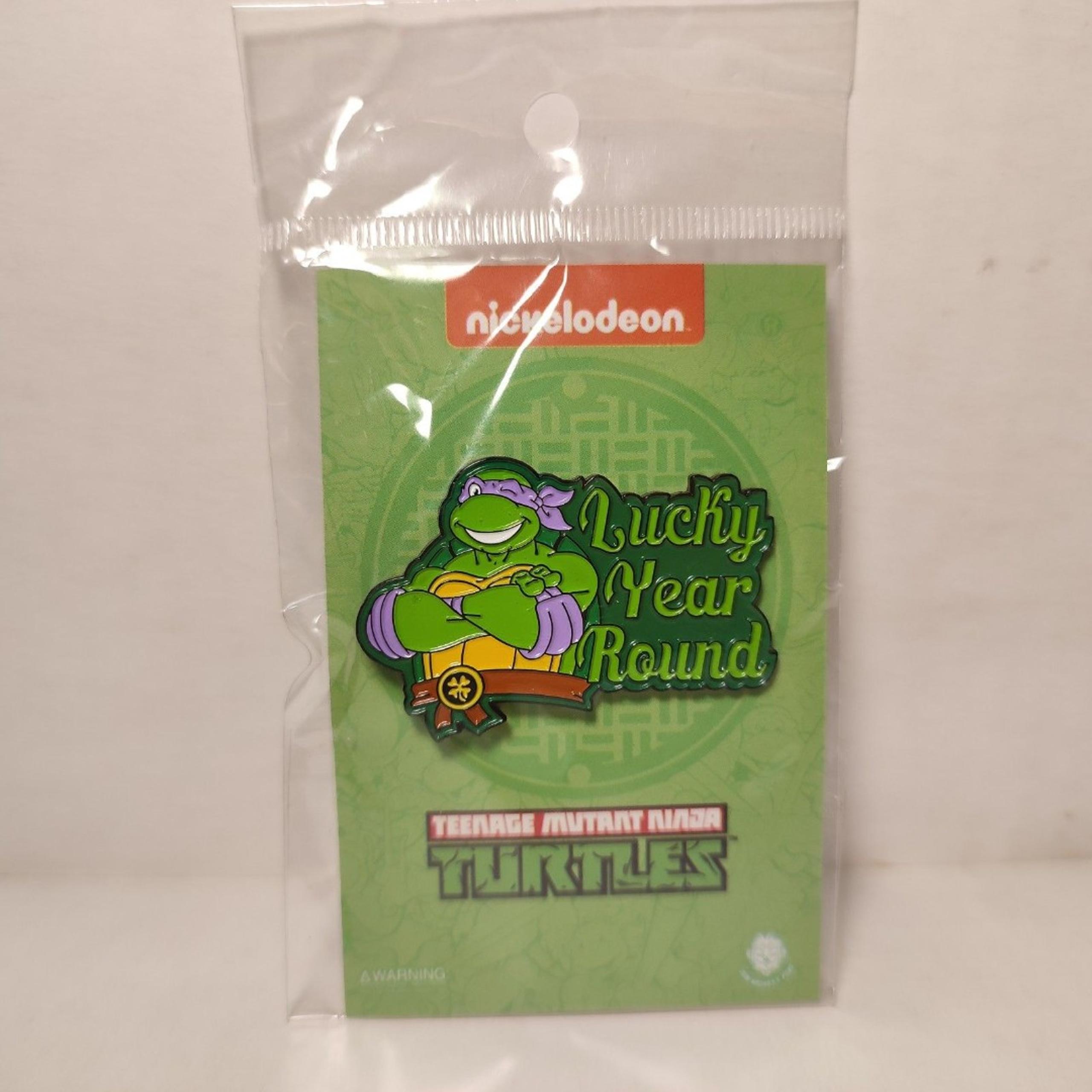 Teenage Mutant Ninja Turtles Donatello Lucky Year Round Enamel Pin TMNT Badge