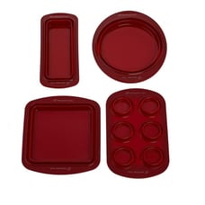 4 pcs Silicone Collapsible Bakeware Set