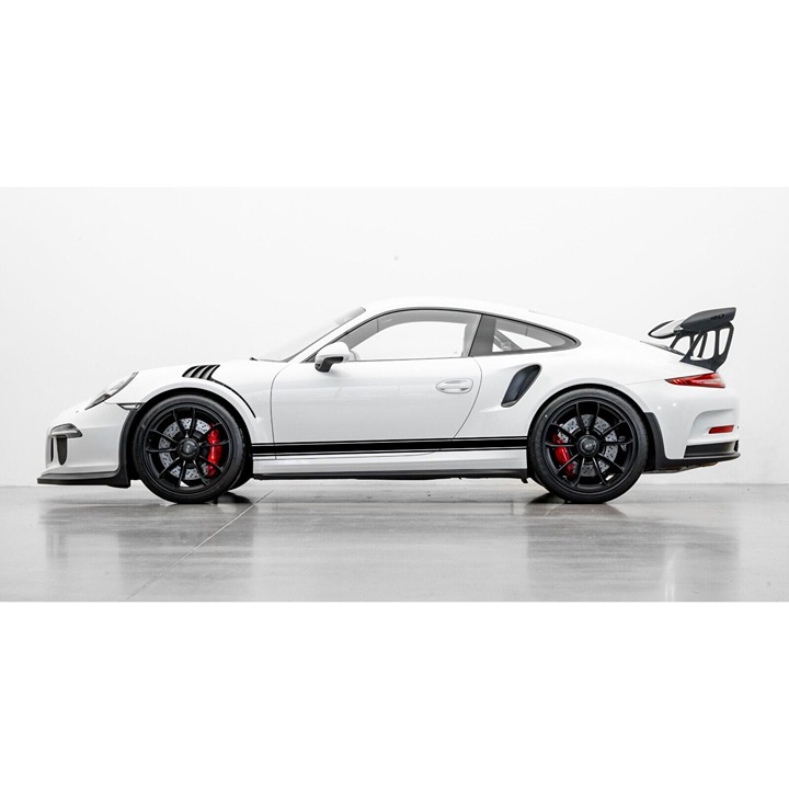 Triple Stripe No Font Custom Side Decals For Porsche 911 2012-2019 991 991.2