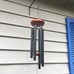 Wind Chimes Outside Large Aluminium 36 Inches Black