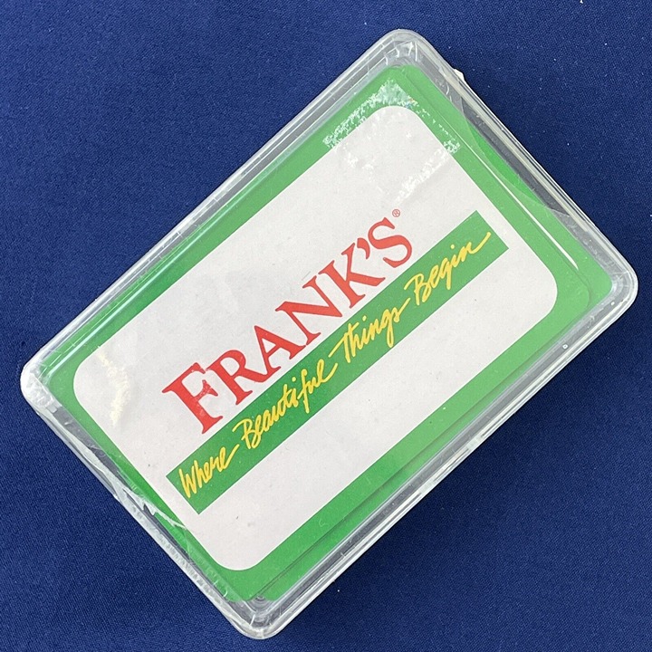 Vintage Frank's Nursery & Crafts Playing Cards Sealed NIP