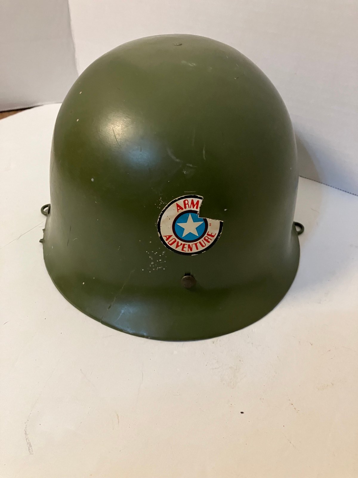Vintage Army Adventure Child’s Toy Helmet