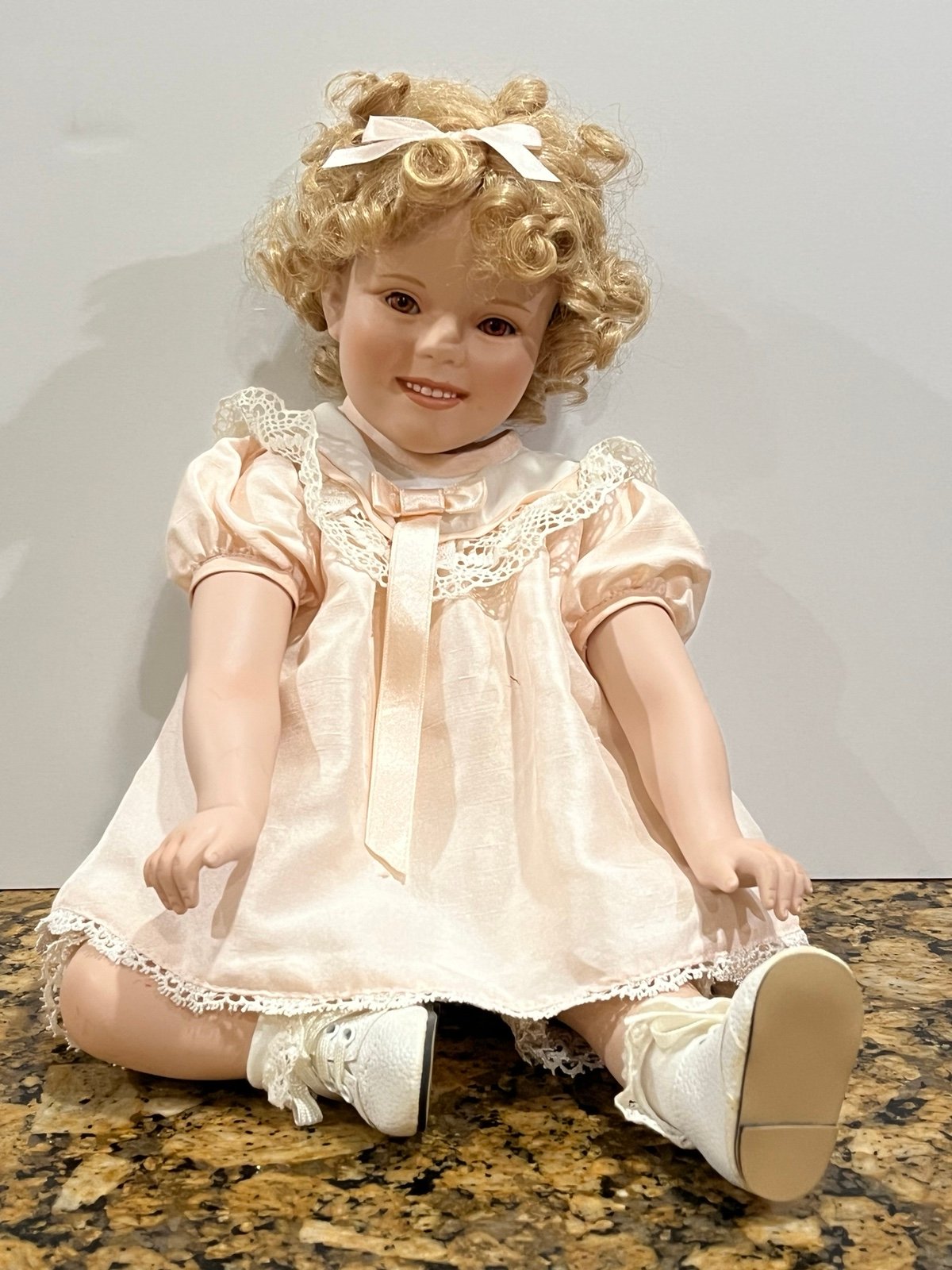 Shirley temple “little miss shirley” porcelain doll