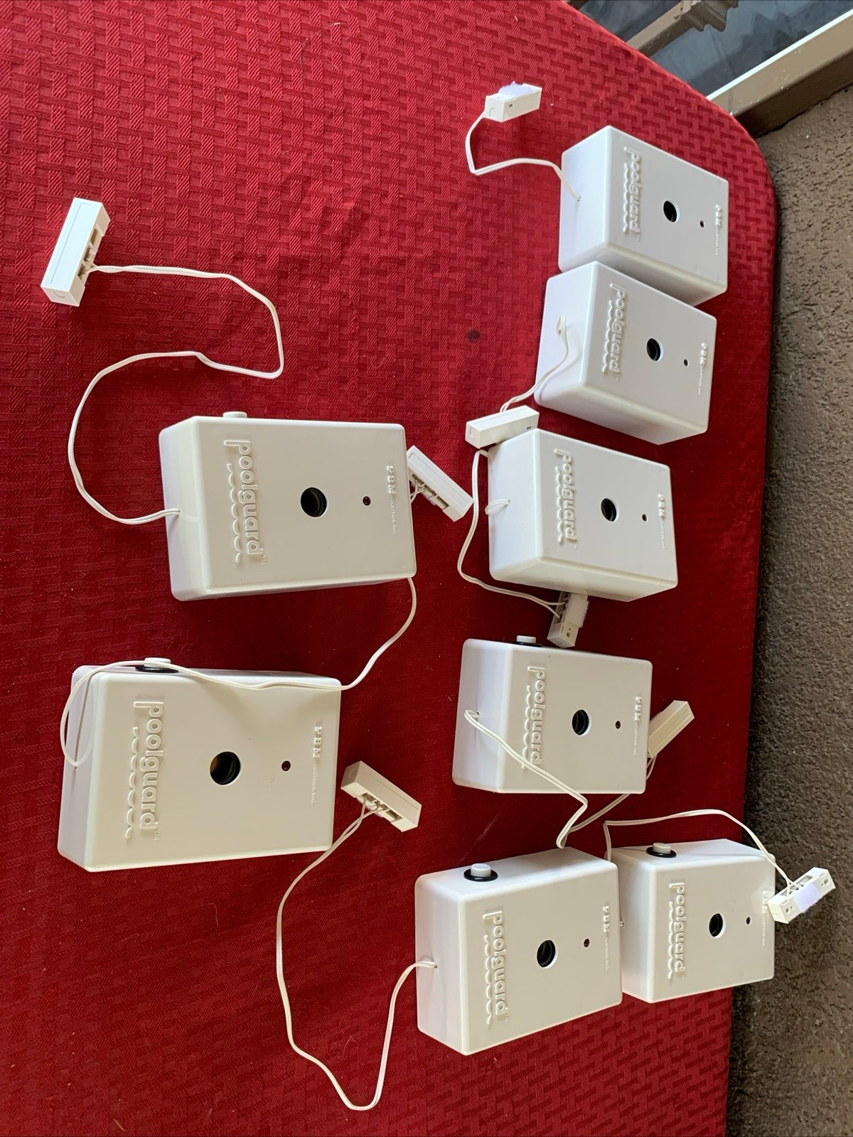 Lot of 8 Poolguard Alarm 6N92 PBM Industries - UNTESTED