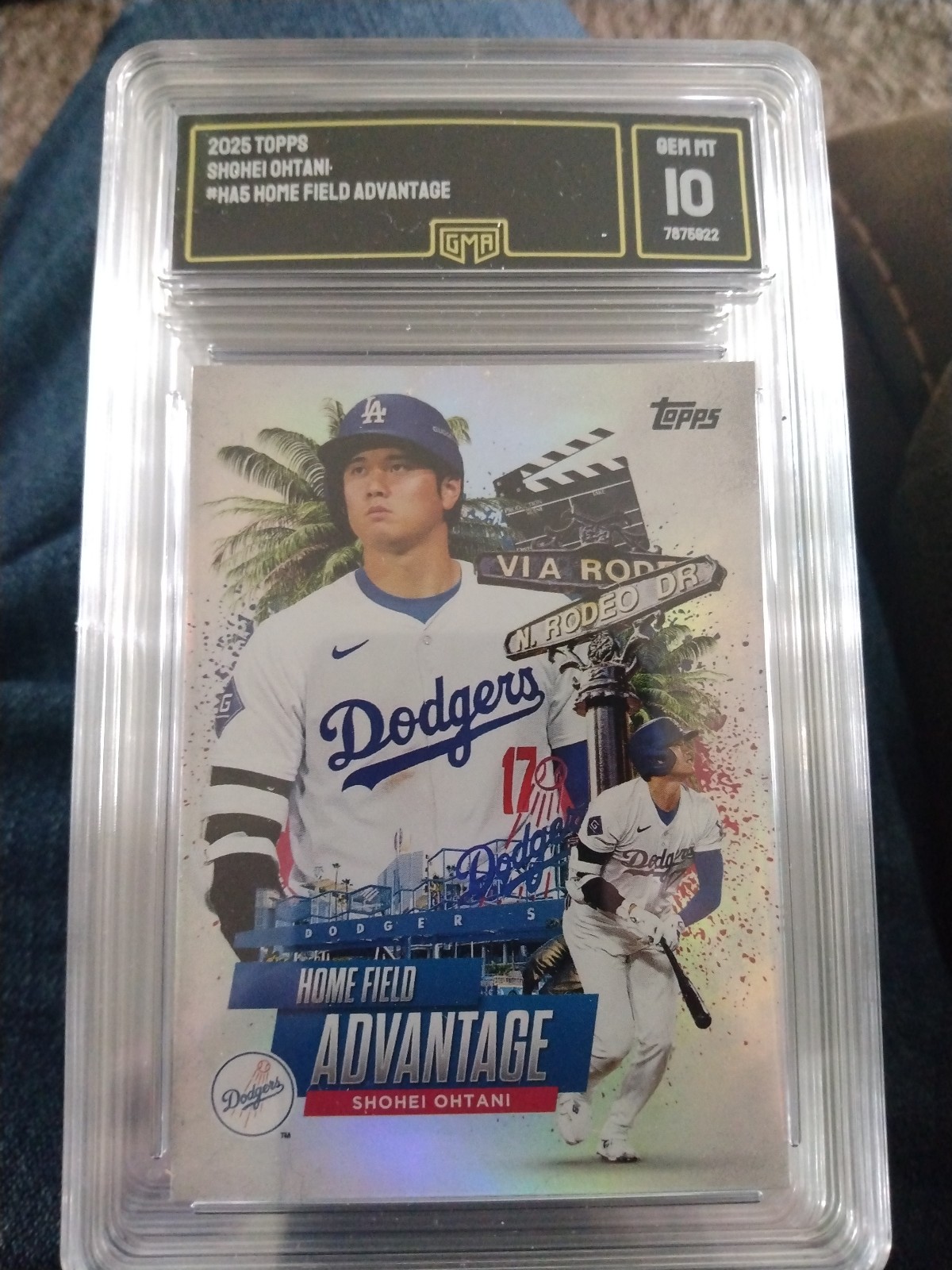 2025 TOPPS HOME FIELD ADVANTAGE SHOEI OHTANI GRADED GEM MINT 10