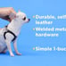 Pink dog harness Buddy Belts brand
