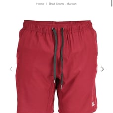 Dixxon The Brad maroon 2XL shorts