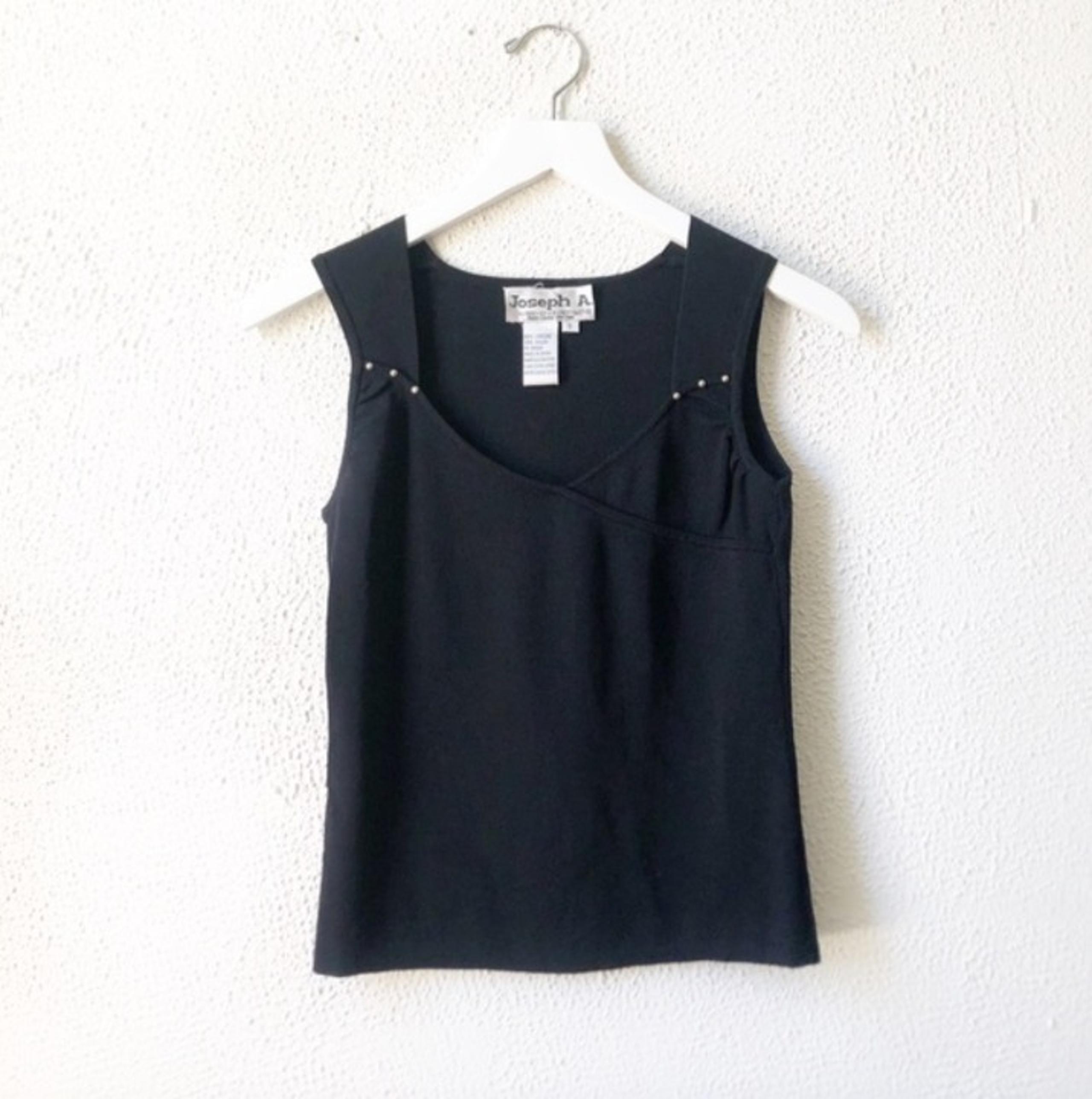 Joseph A. Black Studded Evening Tank Top