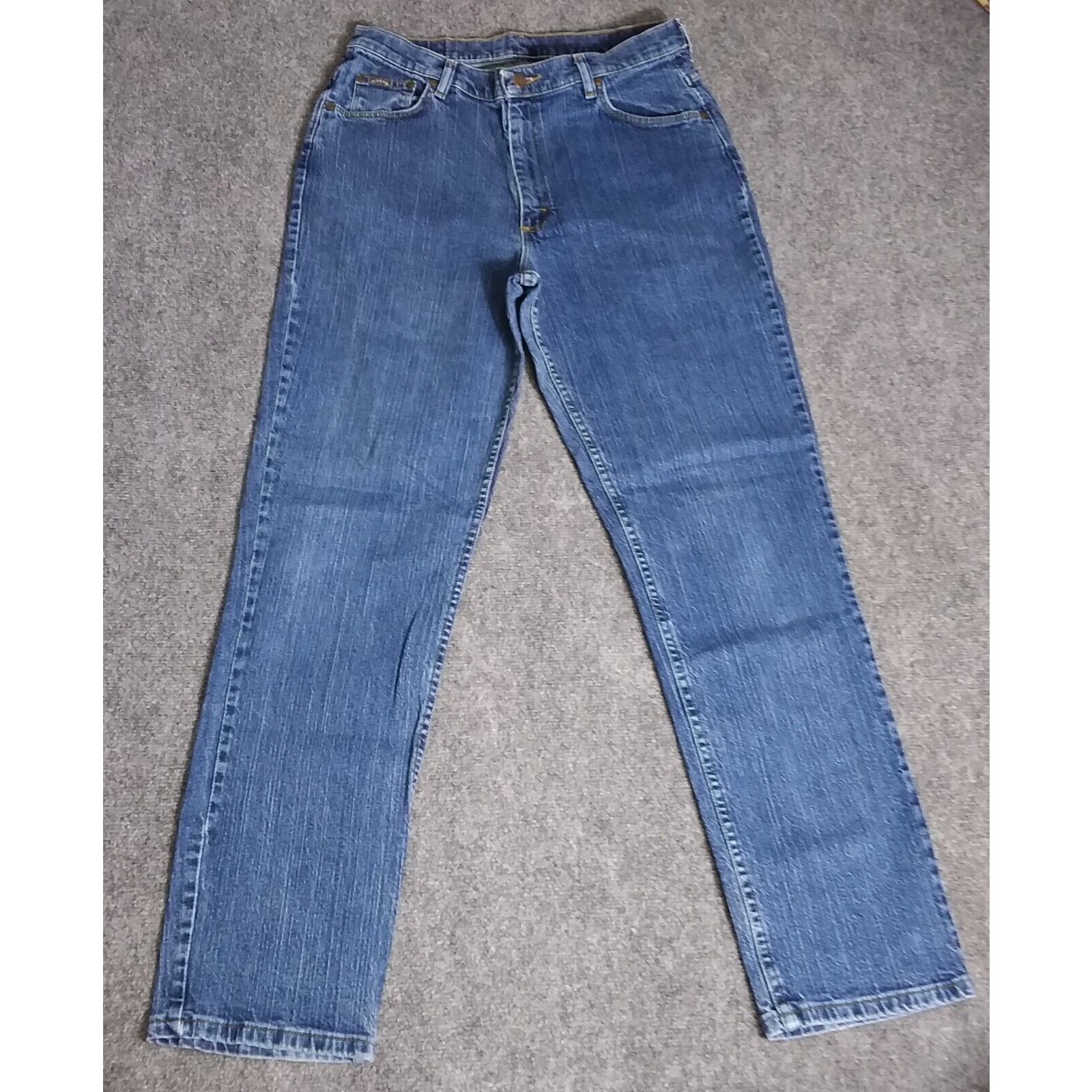 Vintage Denim Riders Womens Jeans Size 16L Blue Retro