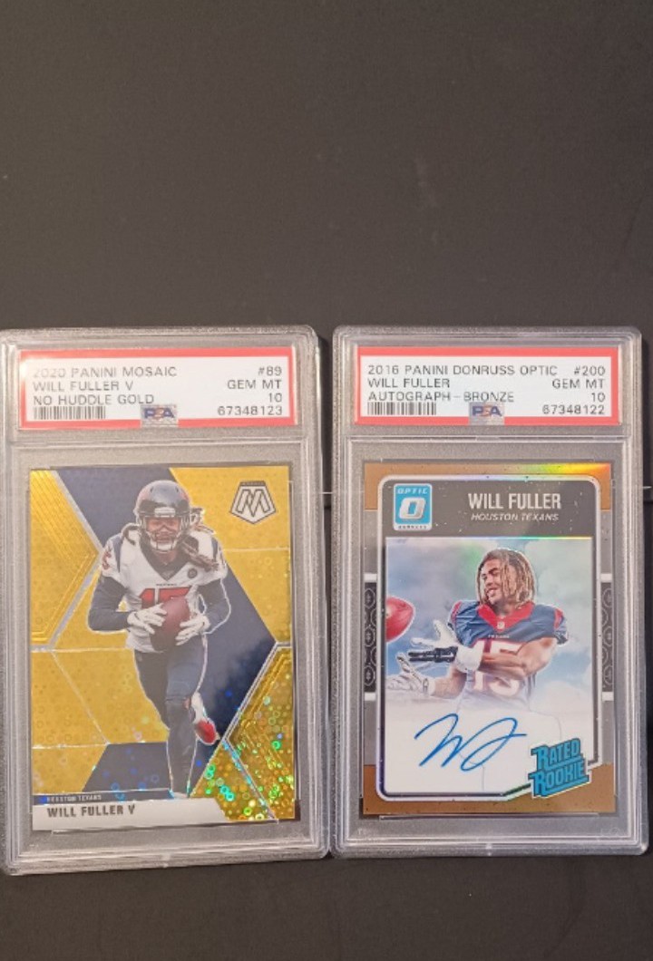 Will fuller mosaic gold #/10 psa10/bronze auto psa10