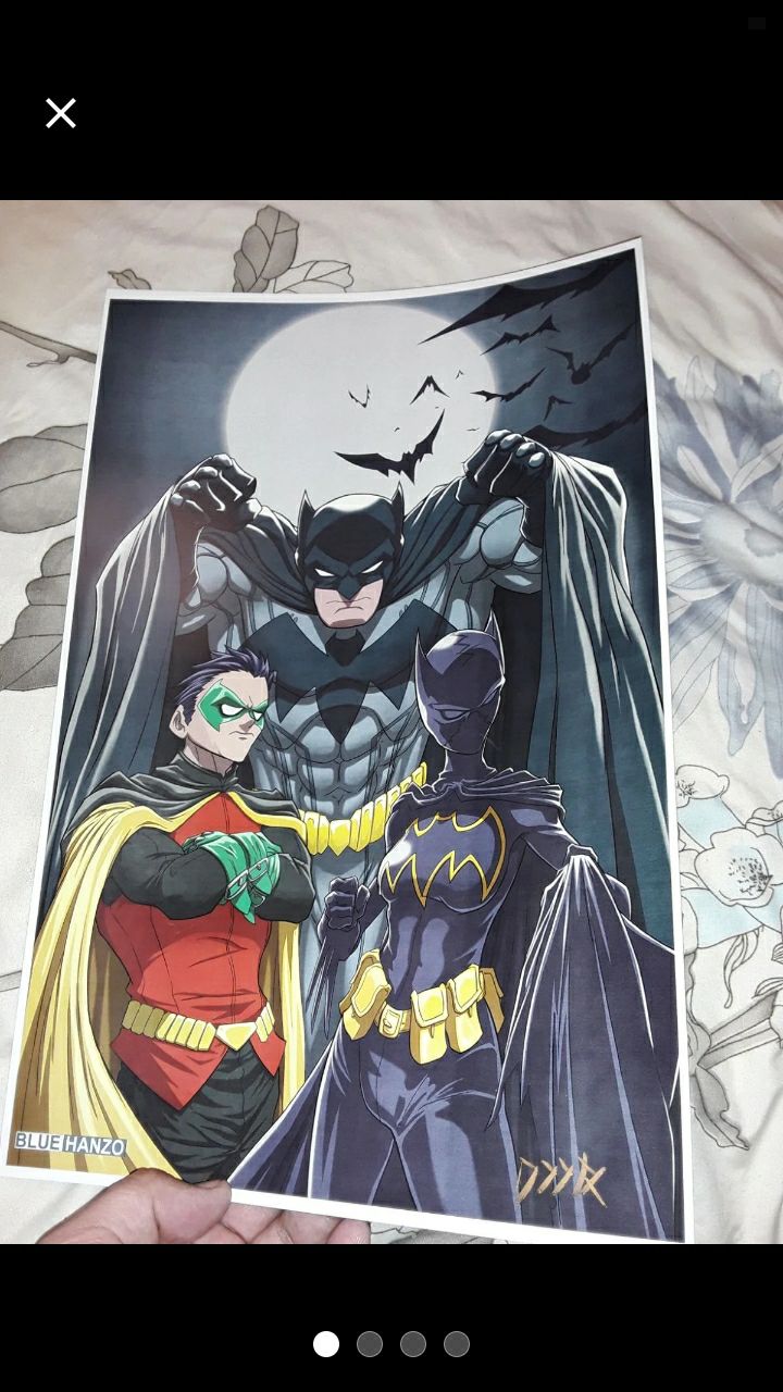 Batman and Family poster by Bluehanzo
