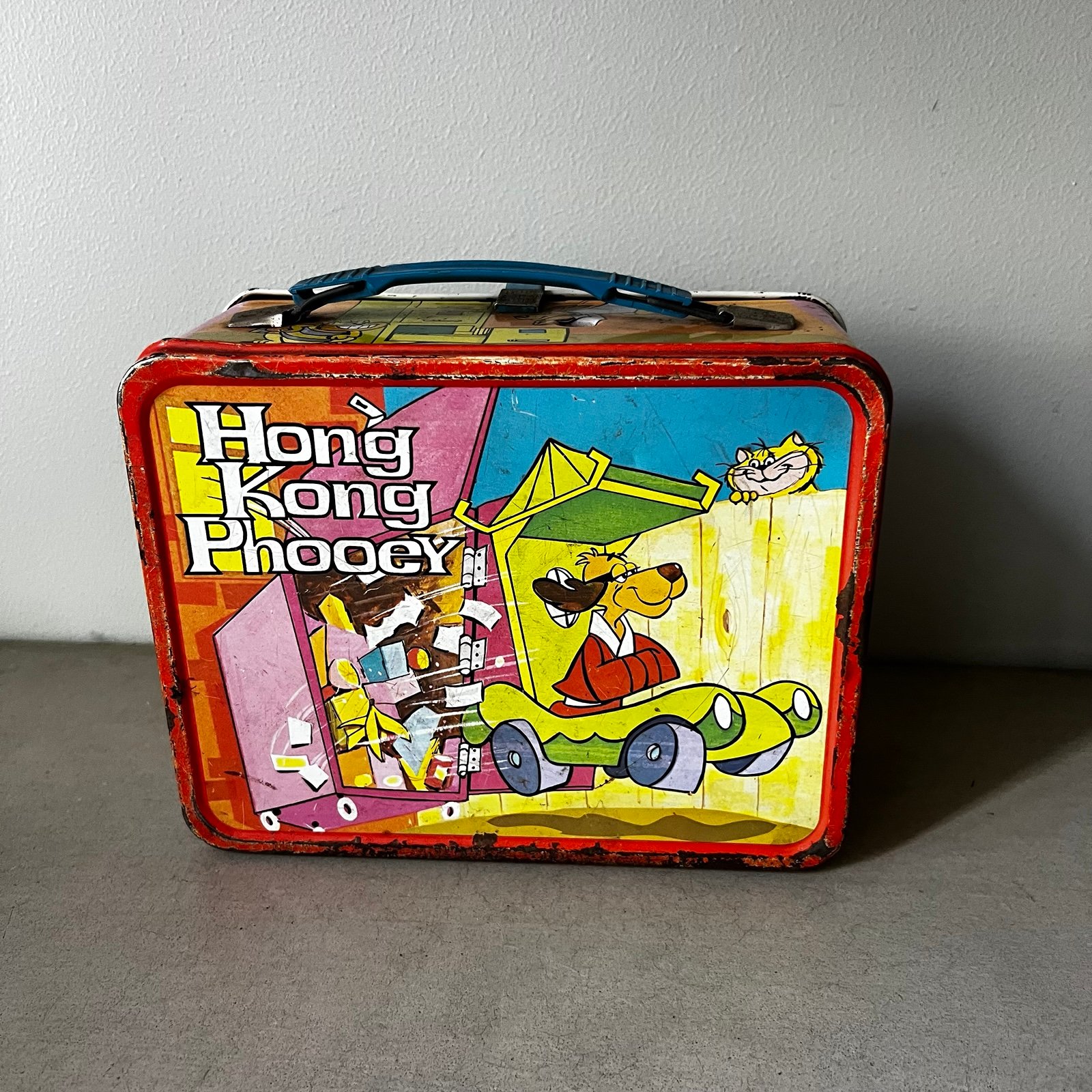 Vintage Hong Kong Phooey Metal Lunch Box
