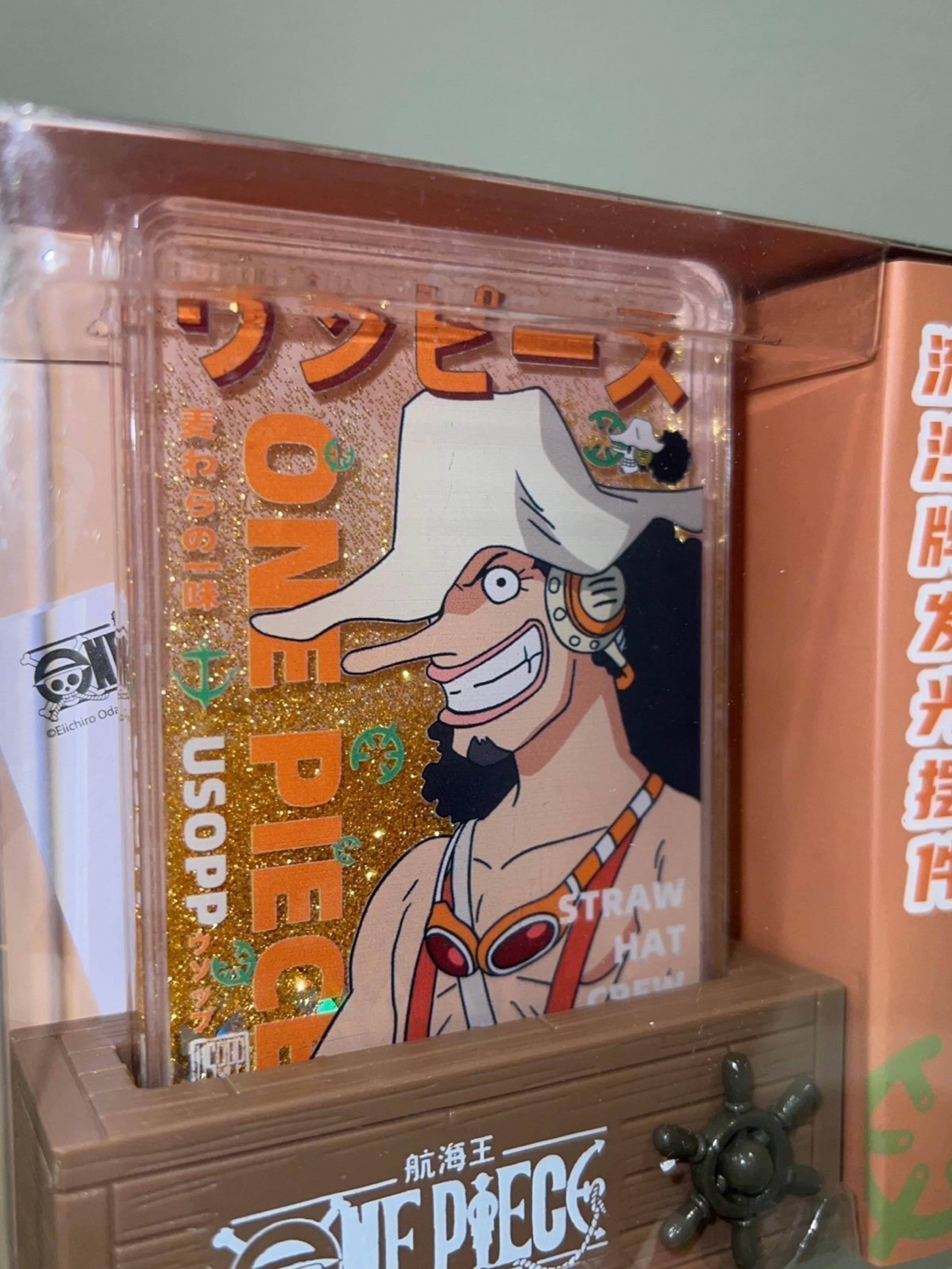 Usopp One Piece quicksand acrylic stand light collectible figure toy